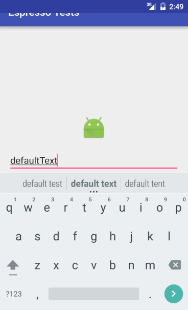 Emulator screen